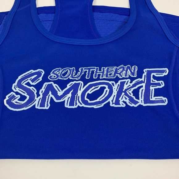 Fabletics Vibrant Blue & White Southern Smoke Tank - Picture 6 of 9